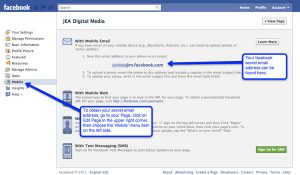 How to find your secret facebook page email address