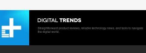 Next to its logo for Digital Trends, the site claims to have "Straightforward product reviews, reliable technology news, and tools to navigate the digital world." 