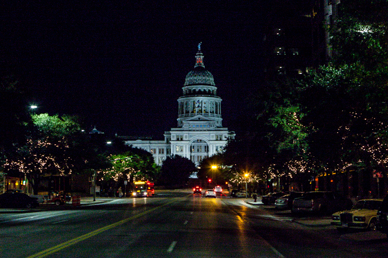 The state capitol building in Austin, Texas