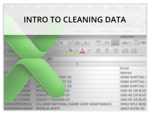 cleaning data