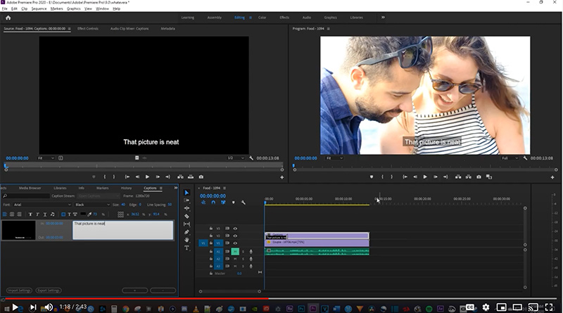 how to add subtitles to video in premiere pro